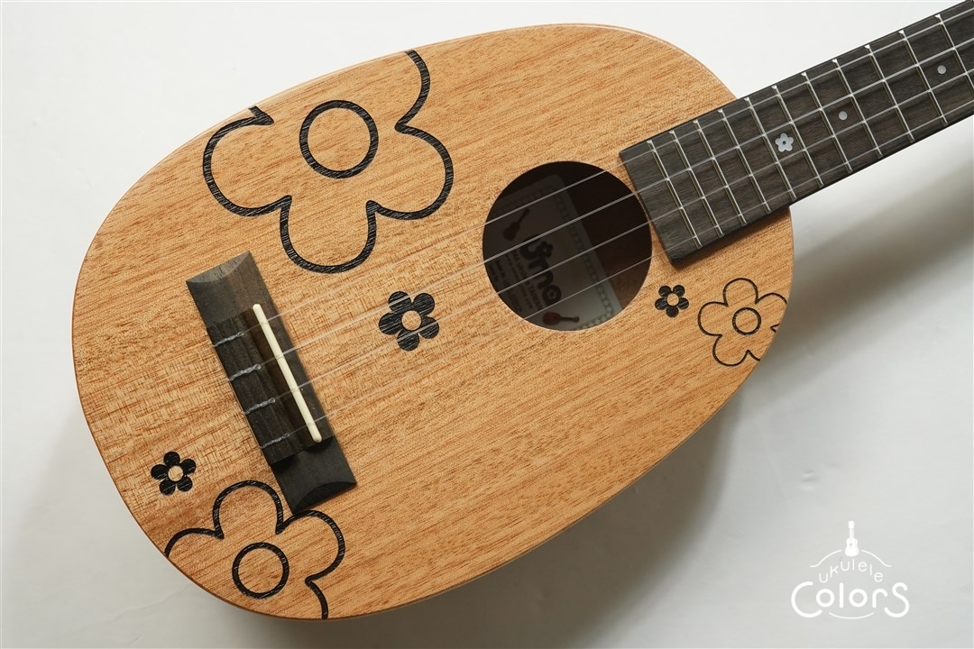 Uma ukulele UKFL-03SCP - Natural | ウクレレカラーズ Online Store